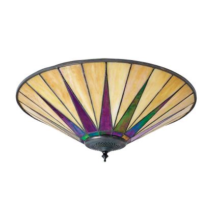Endon 70240 - Plafón DARK STAR 2xE27/40W/230V diá. 49 cm