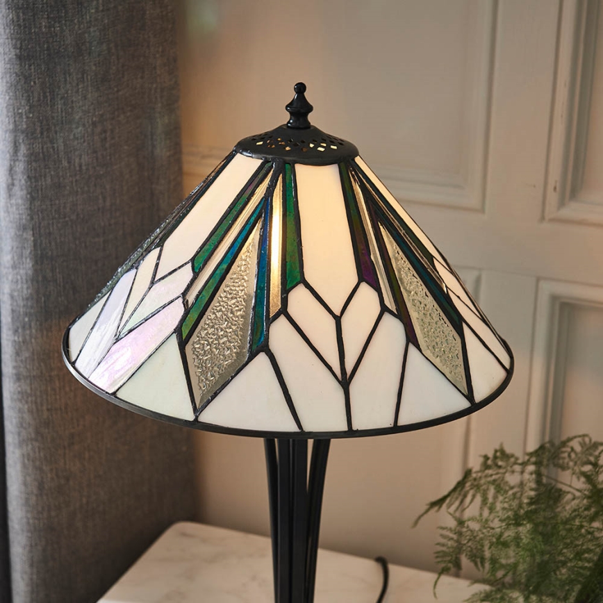 Endon 70365 - Lámpara de mesa ASTORIA 1xE14/40W/230V diá. 30 cm