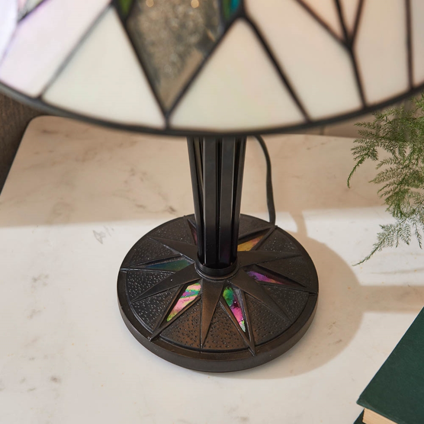 Endon 70365 - Lámpara de mesa ASTORIA 1xE14/40W/230V diá. 30 cm