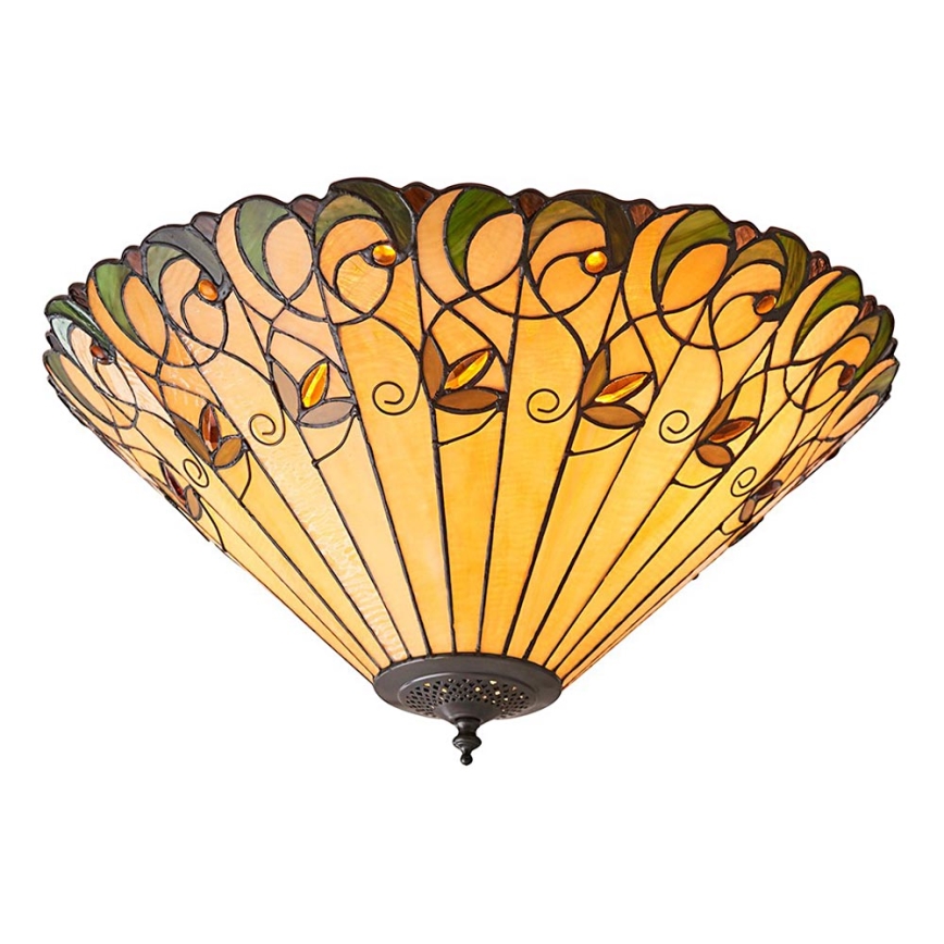 Endon 70706 - Plafón JAMELIA 2xE27/60W/230V diá. 50 cm