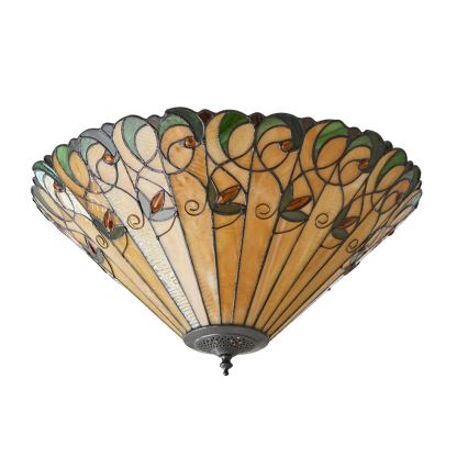 Endon 70706 - Plafón JAMELIA 2xE27/60W/230V diá. 50 cm