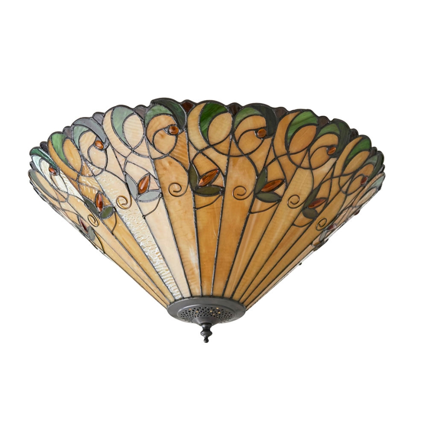 Endon 70706 - Plafón JAMELIA 2xE27/60W/230V diá. 50 cm