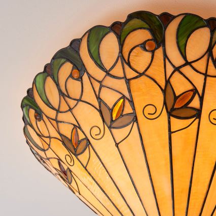 Endon 70706 - Plafón JAMELIA 2xE27/60W/230V diá. 50 cm
