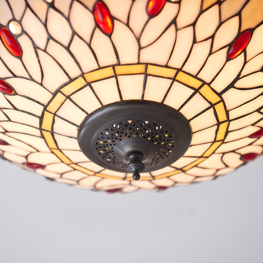 Endon 70723 - Plafón DRAGONFLY 2xE27/60W/230V diá. 41 cm