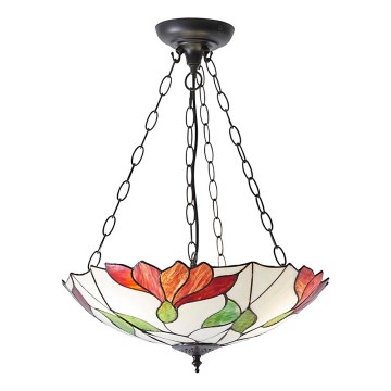 Endon 70946 - Lámpara colgante con cadena BOTANICA 3xE27/60W/230V diá. 45 cm