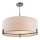 Endon 72635 - Lámpara colgante HAYFIELD 3xE27/40W/230V cromo mate/gris