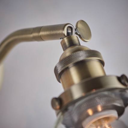 Endon 77273 - Foco de pared HANSEN 1xE14/40W/230V latón