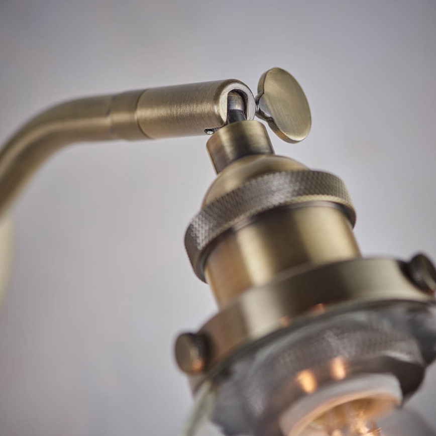 Endon 77273 - Foco de pared HANSEN 1xE14/40W/230V latón