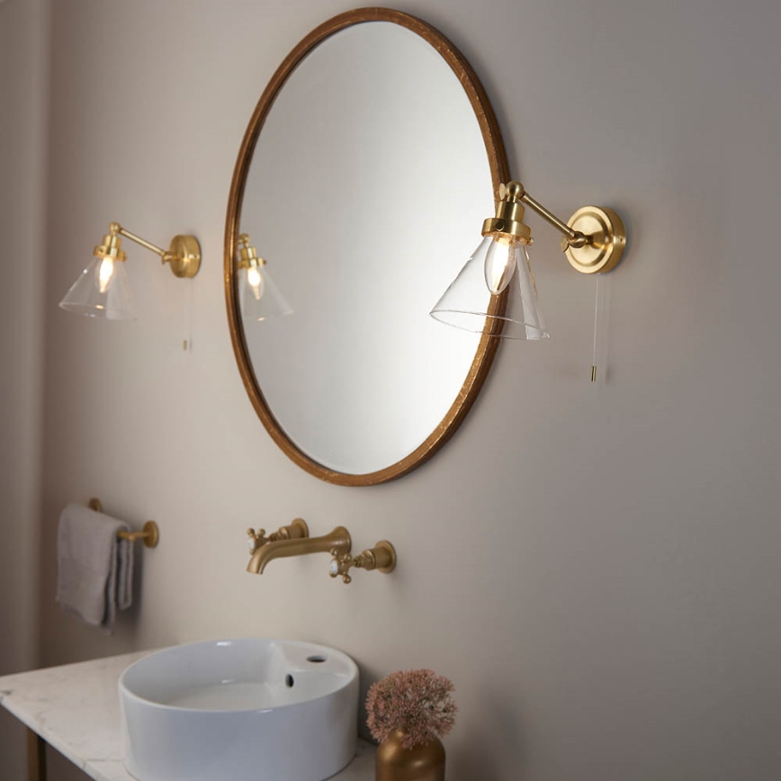 Endon 93854 - Aplique de baño FARADAY 1xG9/3W/230V IP44 dorado