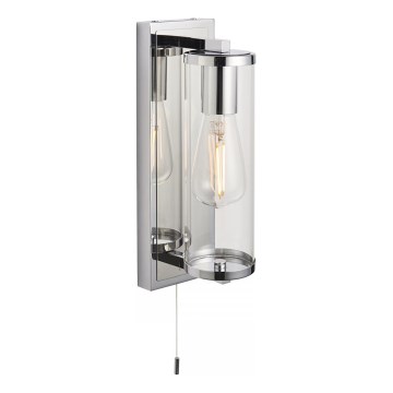 Endon 94074 - Aplique de baño TAYLOR 1xE27/10W/230V IP44 cromo brillante