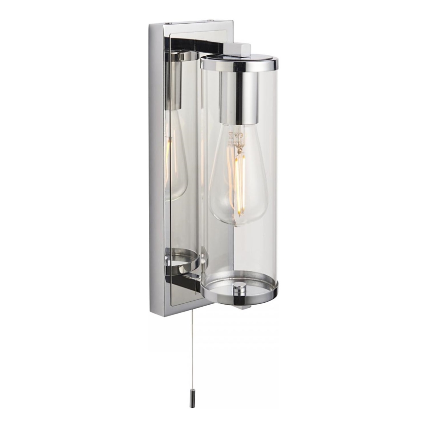 Endon 94074 - Aplique de baño TAYLOR 1xE27/10W/230V IP44 cromo brillante