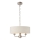 Endon 94361 - Lámpara colgante con cadena HIGHCLERE 3xE14/40W/230V beige/cromo mate