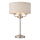 Endon 94369 - Lámpara de mesa HIGHCLERE 3xE14/18W/230V beige/cromo mate