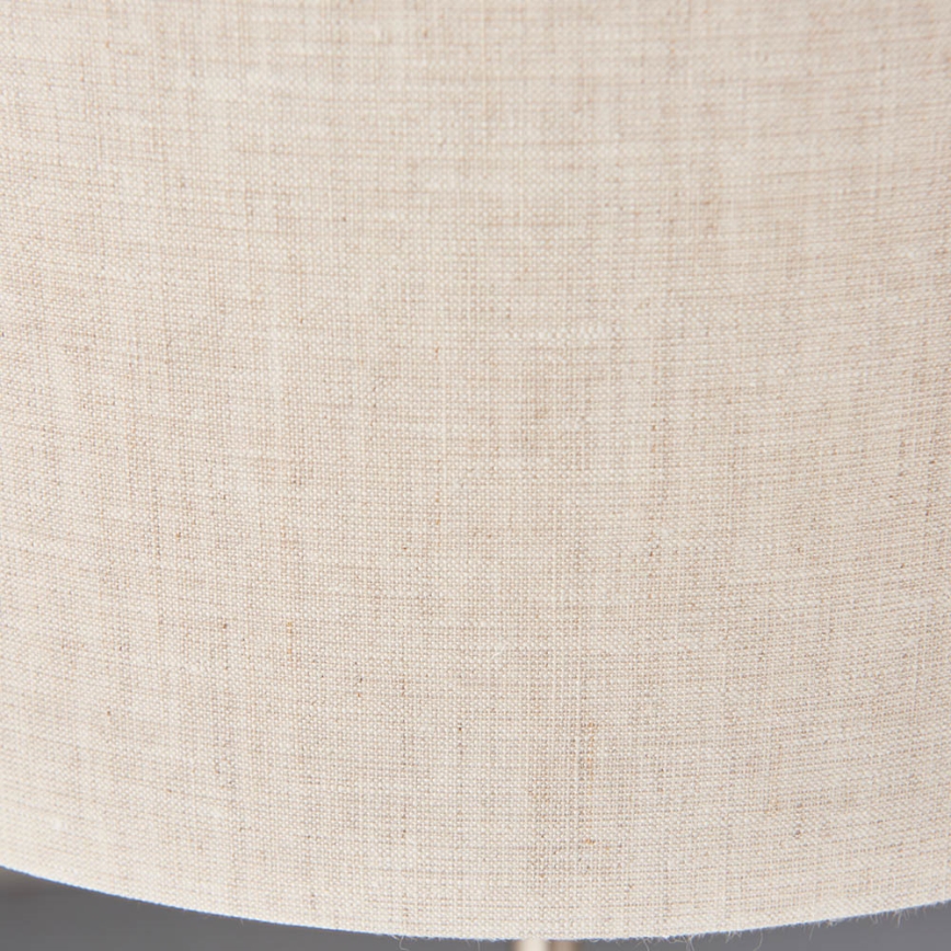 Endon 94369 - Lámpara de mesa HIGHCLERE 3xE14/18W/230V beige/cromo mate