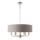 Endon 94373 - Lámpara colgante con cadena HIGHCLERE 6xE14/40W/230V gris/cromo brillante