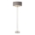Endon 94378 - Lámpara de pie HIGHCLERE 1xE14/40W/230V gris/cromo brillante