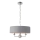 Endon 94394 - Lámpara colgante con cadena HIGHCLERE 3xE14/40W/230V gris oscuro/cromo brillante