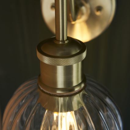 Endon 95507 - Aplique de baño KENDALL 1xE27/10W/230V IP44 latón