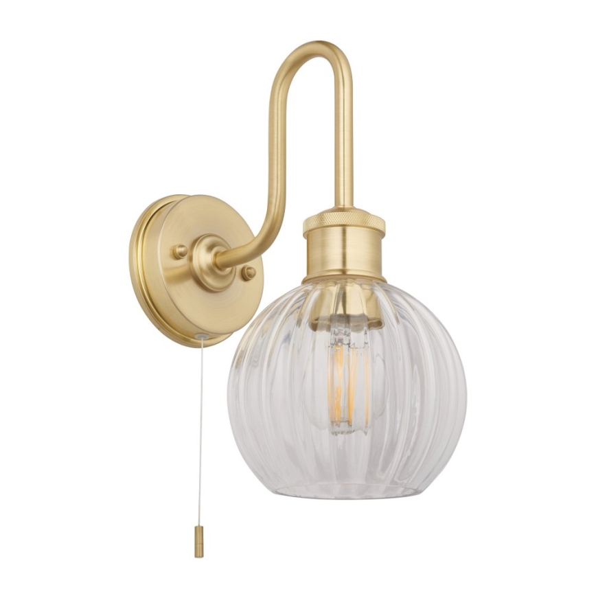 Endon 95507 - Aplique de baño KENDALL 1xE27/10W/230V IP44 latón