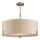 Endon 95834 - Lámpara colgante HAYFIELD 3xE27/40W/230V cromo mate/beige