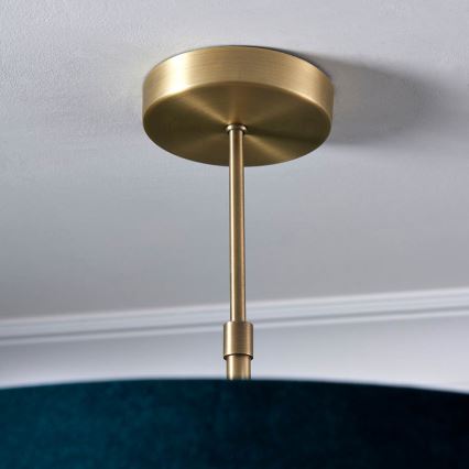 Endon 95839 - Lámpara colgante HAYFIELD 3xE27/40W/230V latón/Verde