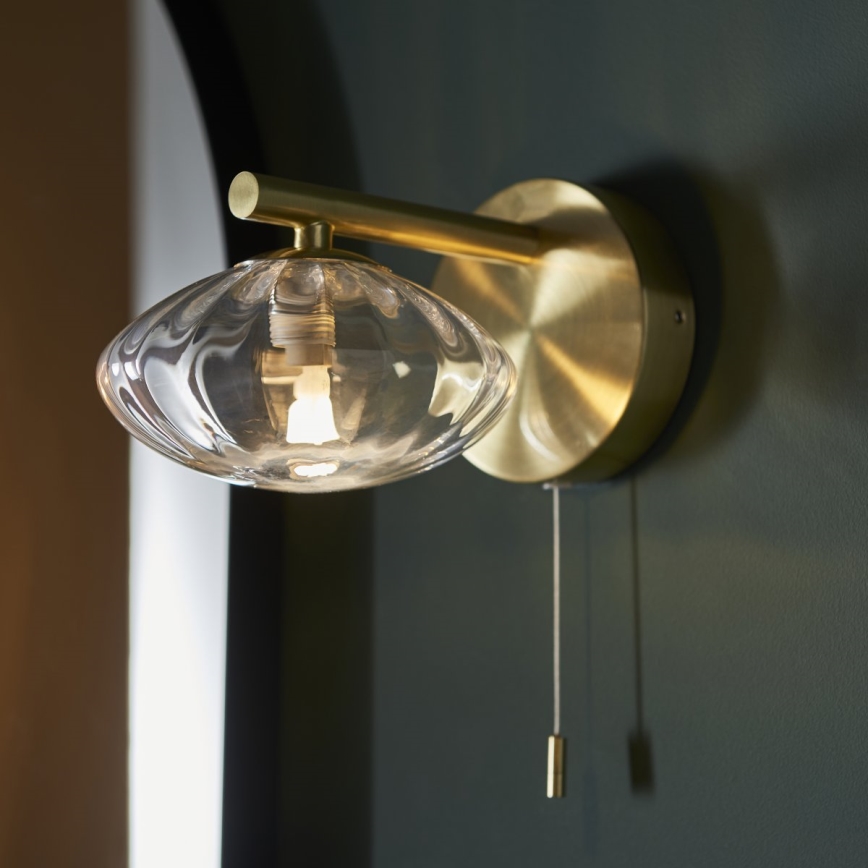 Endon 97182 - Aplique de baño MOBIAS 1xG9/3W/230V IP44 latón