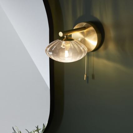 Endon 97182 - Aplique de baño MOBIAS 1xG9/3W/230V IP44 latón