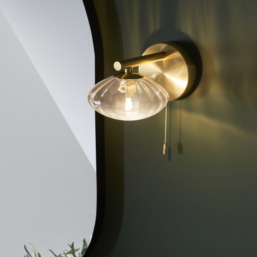 Endon 97182 - Aplique de baño MOBIAS 1xG9/3W/230V IP44 latón