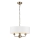 Endon 98934 - Lámpara colgante con cadena HIGHCLERE 3xE14/40W/230V blanco/latón