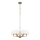 Endon 98936 - Lámpara colgante con cadena HIGHCLERE 6xE14/28W/230V blanco/latón