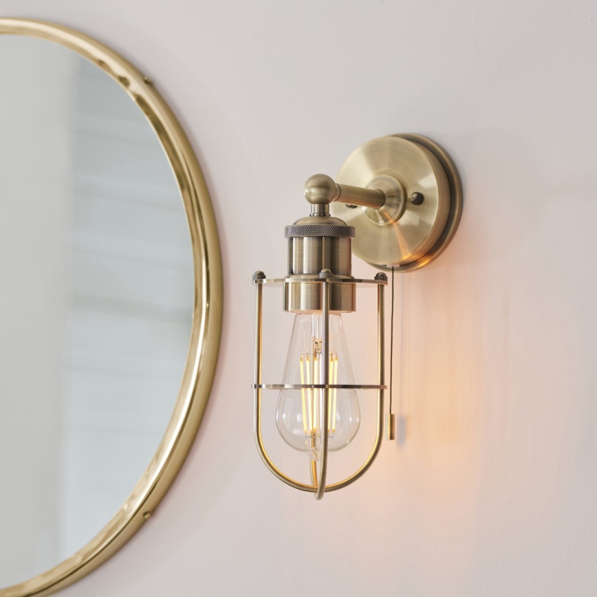 Endon 99952 - Aplique de baño CREW 1xE27/6W/230V IP44 latón