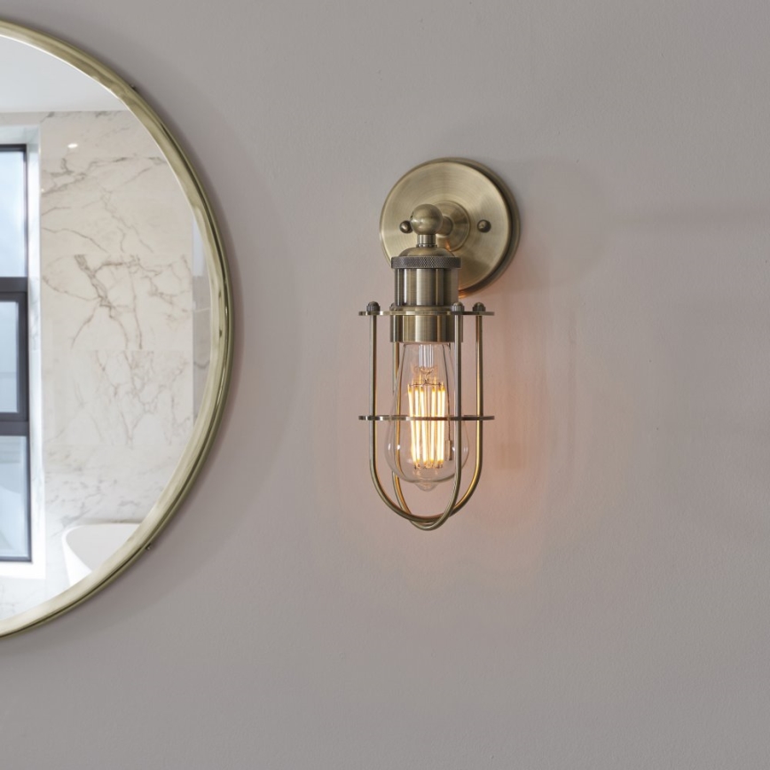 Endon 99952 - Aplique de baño CREW 1xE27/6W/230V IP44 latón