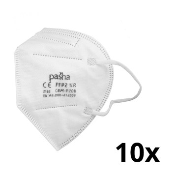 Equipo de protección - Respirador FFP2 NR CE 2163 10 pcs