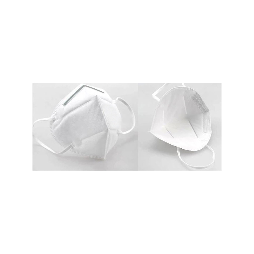 Equipo de protección - Respirador FFP2 NR (KN95) CE - Prueba DEKRA 25pcs