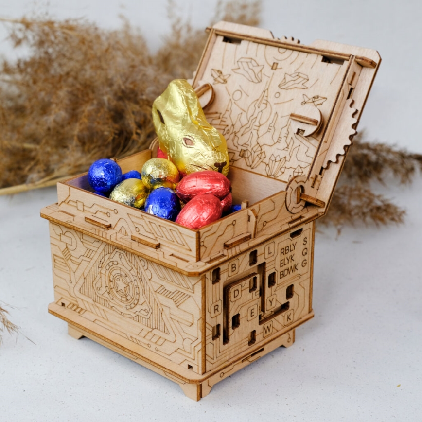 EscapeWelt - 3D puzzle mecánico de madera Caja orbital