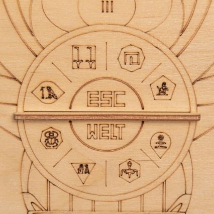 EscapeWelt - 3D puzzle mecánico de madera Pirámide