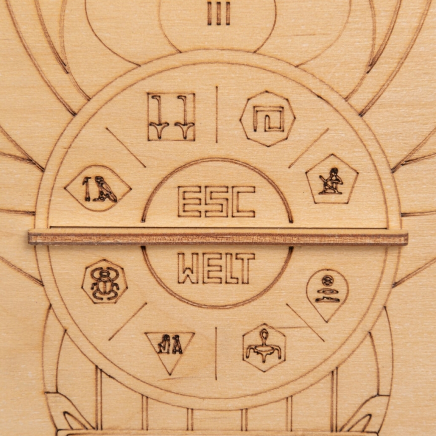 EscapeWelt - 3D puzzle mecánico de madera Pirámide