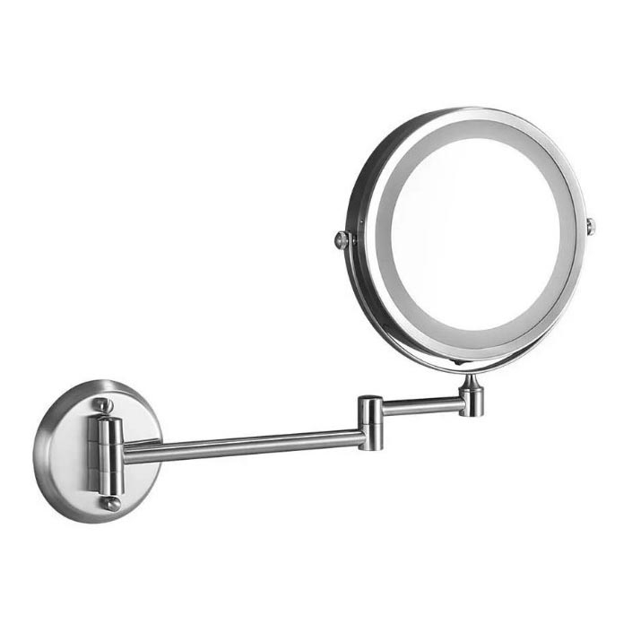 Espejo cosmético de pared LED LED/3W/6V 4xAA IP44