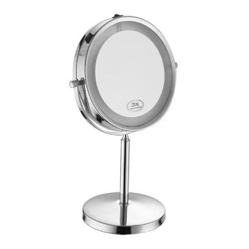 Espejo cosmético LED LED/3W/6V 4xAA IP44