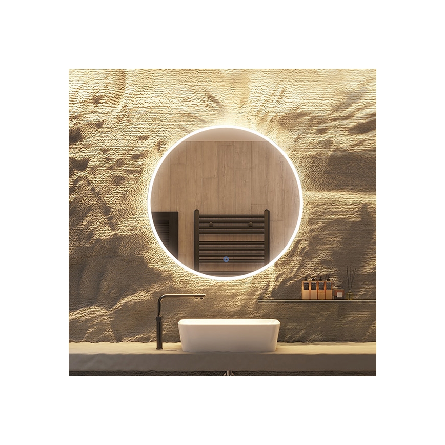Espejo de baño con retroiluminación LED LED/15W/230V 4000K IP44