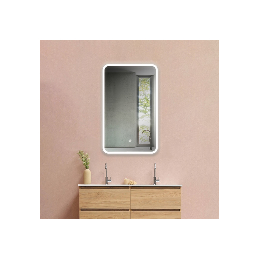 Espejo de baño con retroiluminación LED LED/18W/230V 4000K IP44