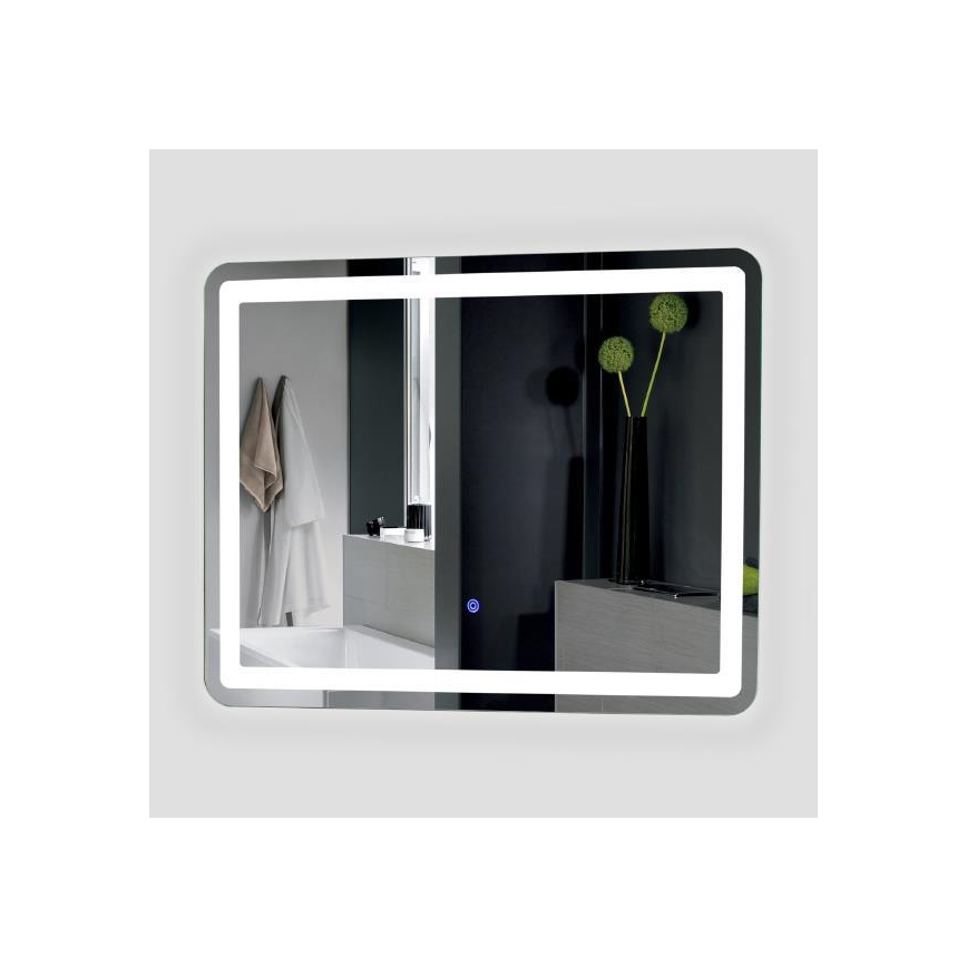Espejo de baño LED regulable con luz de fondo LED/20W/230V 4000K IP44
