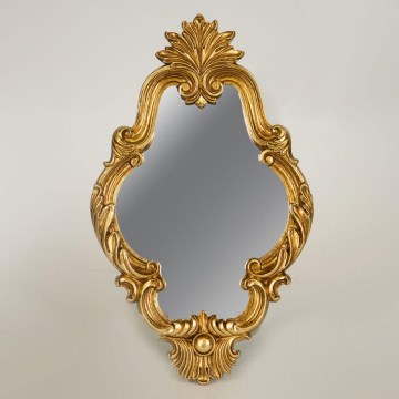 Espejo de pared 27,8x19,5 cm dorado
