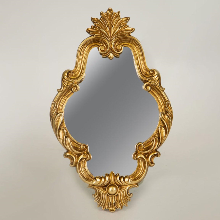 Espejo de pared 27,8x19,5 cm dorado