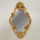 Espejo de pared 27,8x19,5 cm dorado