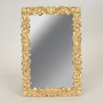 Espejo de pared 31,3x21 cm dorado