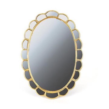 Espejo de pared 34,5x24,5 cm dorado
