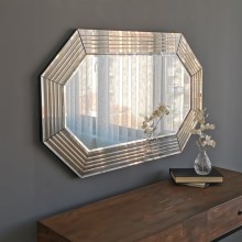Espejo de pared 60x100 cm bronce