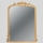 Espejo de pared 66x44 cm dorado