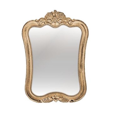 Espejo de pared 69x49 cm dorado